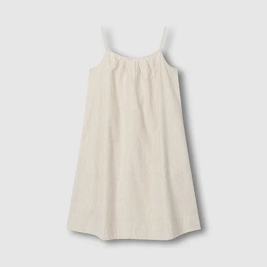 여 코튼 시어서커 민소매 파자마 원피스 (3 sizes)(3 colors)