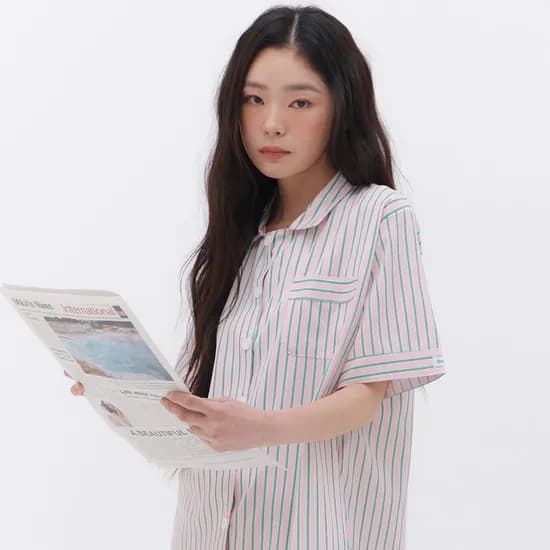 자이푸르 반팔 잠옷 세트