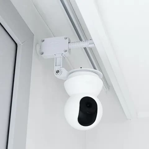 안뚫어고리 무타공 홈캠 거치대 커튼박스형 CCTV 설치