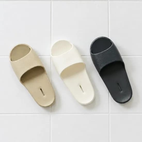 문 걸림 없는 플랫 양발 욕실화 3colors