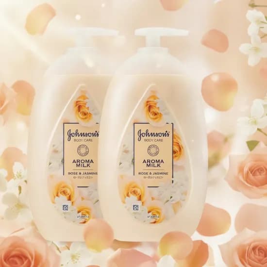 뷰티로션 속광로즈 로션_아로마 밀크 로즈 & 자스민 500mLx2