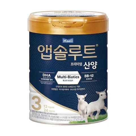 앱솔루트 프리미엄 산양 분유 3단계(12~24개월) 750g 1캔