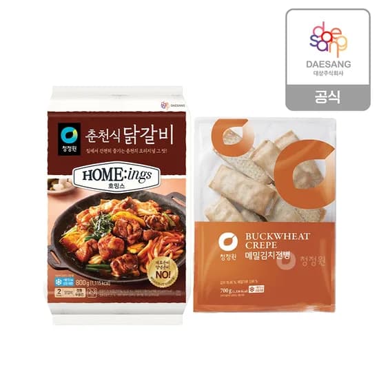 호밍스 춘천닭갈비800g + 메밀김치전병700g