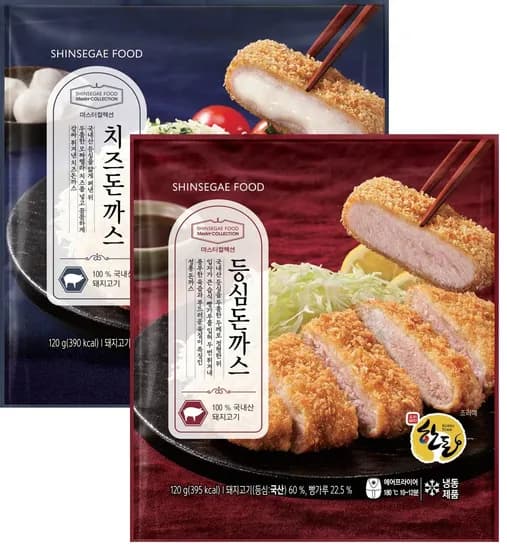 등심 돈까스 (120g x 10개) + 문경사과소스증정 (70g x 3개) 등심 치즈