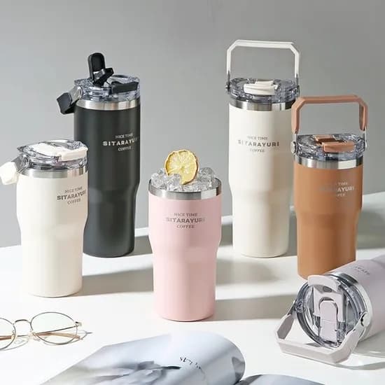 대용량 스텐304 보온 보냉 투웨이 물병 텀블러 600ml 외 1종
