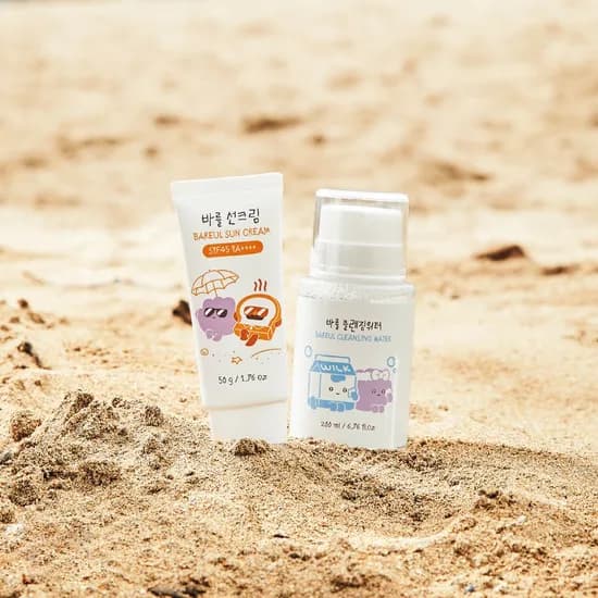 여름세트 아기 선크림+클렌징워터+화장솜 무기자차 SPF45 PA++++ 유아 키즈