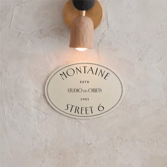 감성 도어사인 빈티지 벽걸이 소품 벽인테리어 문패 MONTAINE