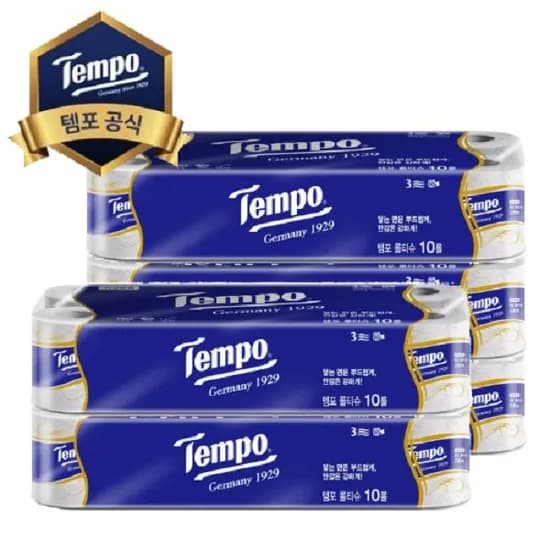 3겹 프리미엄 화장지 롤 티슈 두루마리 50롤 10롤x5팩 40,000원