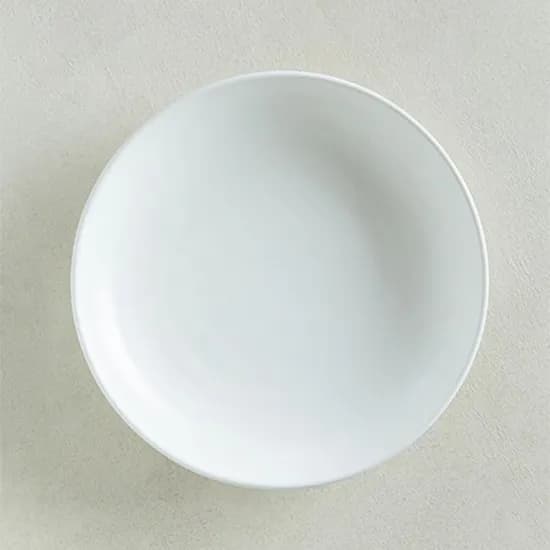 이천도자기 효백자 깊은 원접시 27cm 그릇 식기 플레이팅 대접시