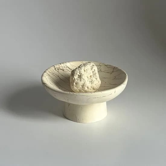 Stone and Plate_Ivory