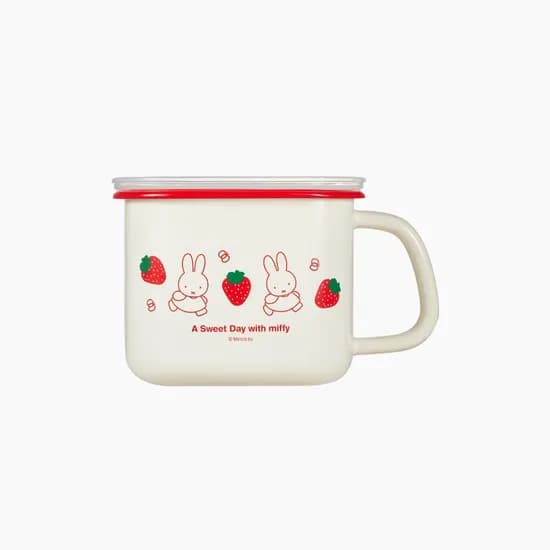 미피 스트로베리 법랑 사각저그 1.5L