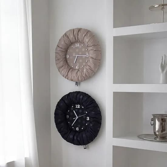 Souffle dot clock 수플레 도트 무소음 시계 2size
