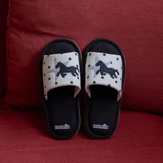 포니 도트 룸슈즈 실내화 층간소음 슬리퍼 M/L 2sizes