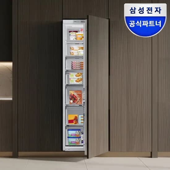 빌트인 1도어 AI 냉장고 BRR297231WW 278리터 1등급 가구부착형 메탈쿨링