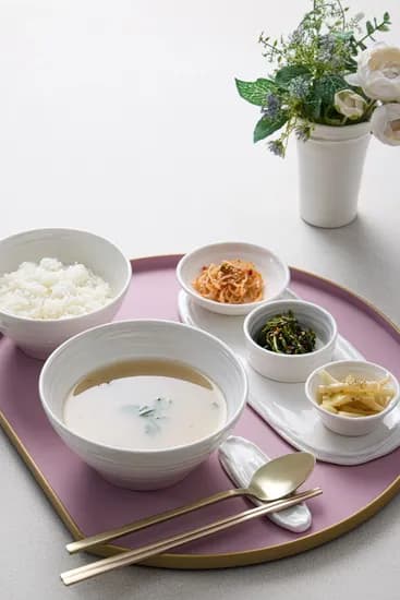 화이트 메모리즈 밥 국 그릇 2p