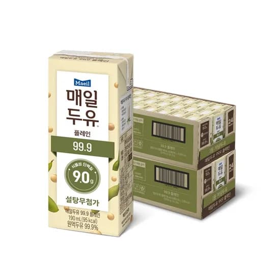 *매일두유 99.9 플레인 190ml 48팩