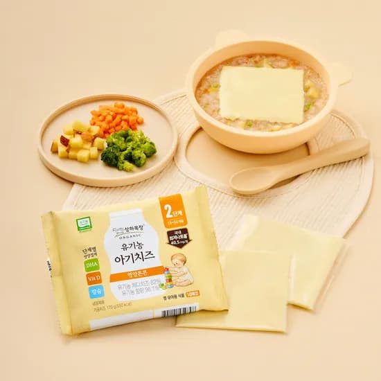*신제품/상하목장 유기농 아기치즈 170g 60매
