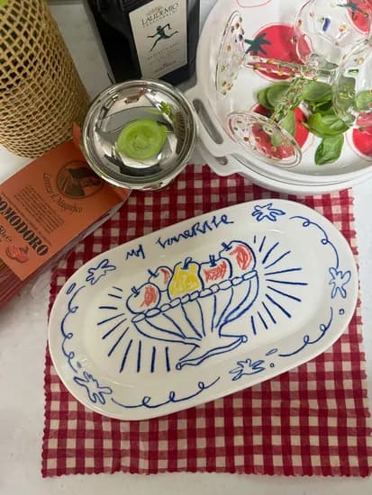 마이 페이보릿 타원 플레이트 (MY FAVORITE OVAL PLATE)