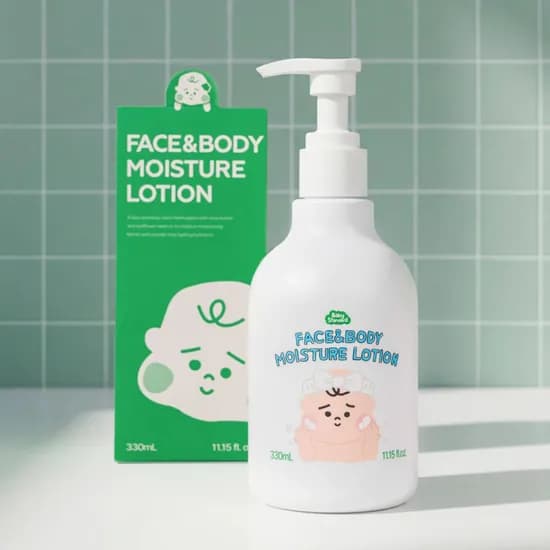 페이스 앤 바디 모이스처 아기 올인원 로션 330ml 무향 유아 보습