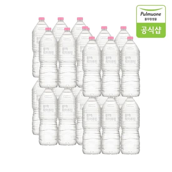*풀무원 워터루틴 무라벨 생수 2L, 24병