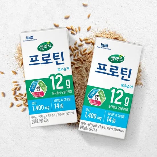 *(행사)셀렉스 프로틴 음료 로우슈거 190ml 24팩