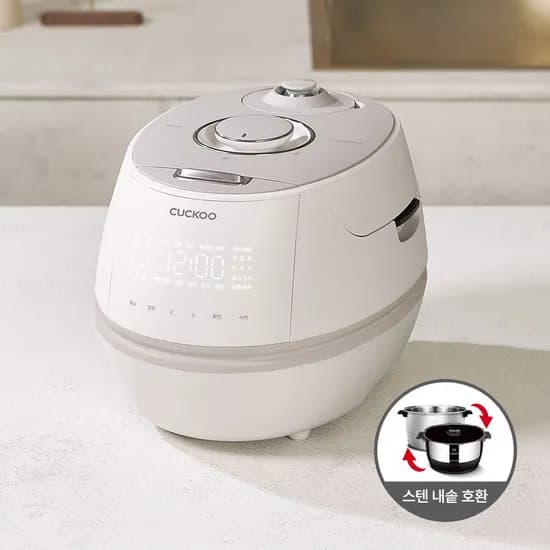 카드가24.7만! 올스텐 6인용 IH 전기압력밥솥 CRP-DHASNL0615FGW