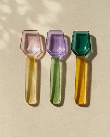 롤리팝 미니 스푼 3color 아이스크림 디저트 티스푼 간식 요거트