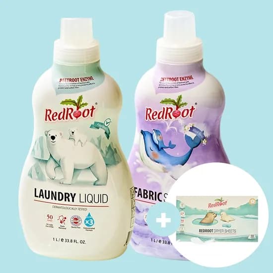 세탁세제 1L + 섬유유연제 1L + 건조기시트 50매 41,900원