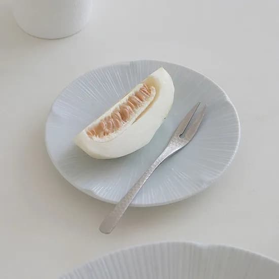 시로센 원형접시 14cm 그릇 플레이트 앞접시
