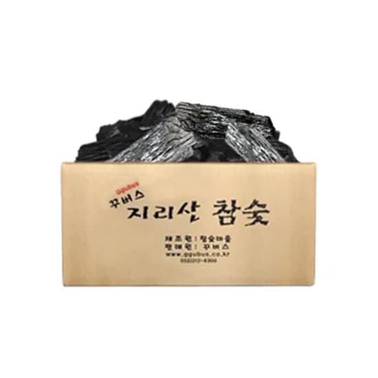 지리산참숯 4kg 박스숯 바베큐숯 참숯 백탄