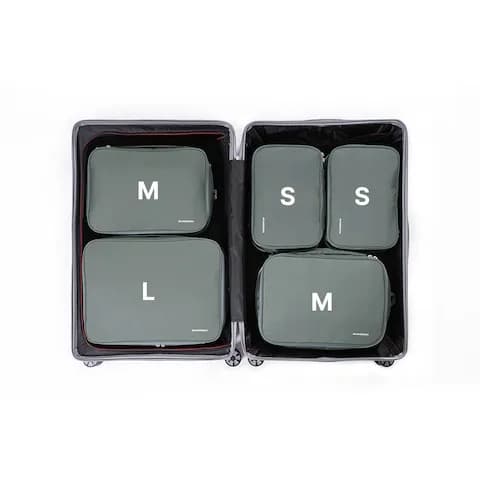 여행 압축 파우치 S+S+M+M+L 28인치 압축팩 캐리어 정리백