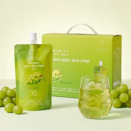 에브리데이즈 에센셜 C 콜라겐 곤약젤리 청포도 10포