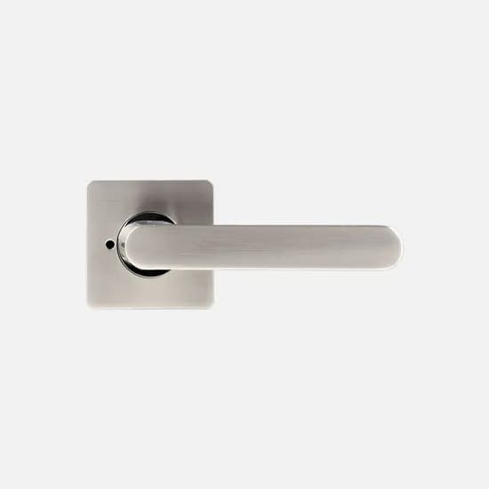 파츠 도어락 방문 손잡이 - 징코르 엑시스 - 실버 그레이