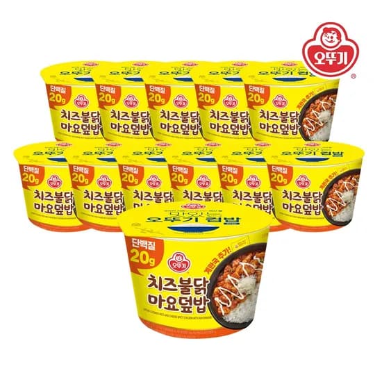 컵밥 치즈불닭마요덮밥 284.5g 12개