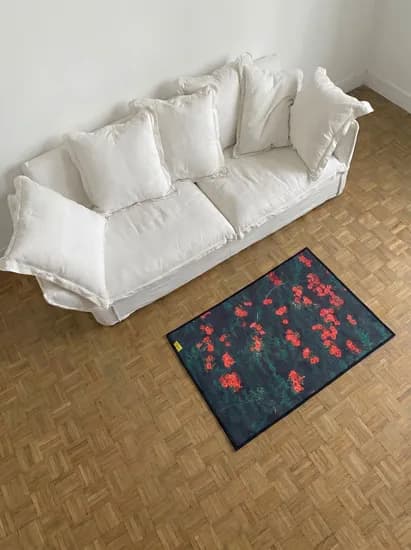 선셋 코랄 풋매트 50x70