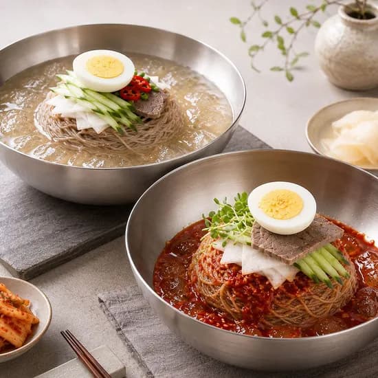 옥구촌 한우 메밀 물냉면 10인분