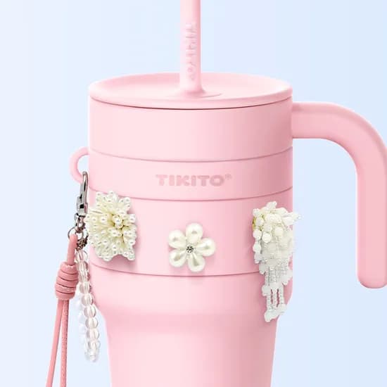 스위치 대용량 텀블러 스노우 플라워 에디션 650ml 핑크