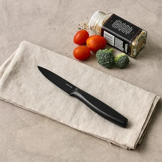 관리가 편한 넌스틱 항균코팅 올스텐 과도 3.5인치 블랙