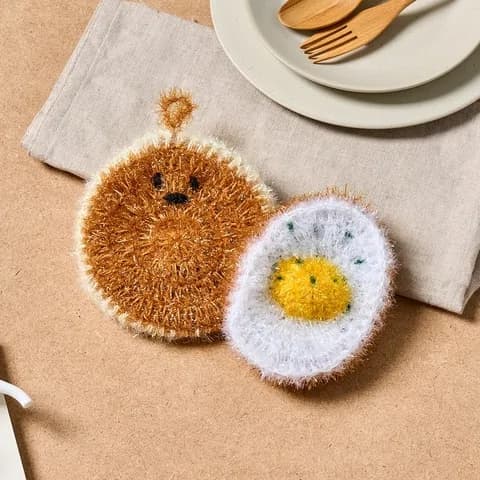 베이커리 마켓 계란 빵 수세미 2개입 5,900원