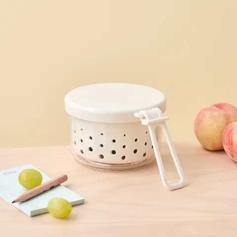 휴대하기 편리한 과일야채컵 미니 400ml 크림 5,900원