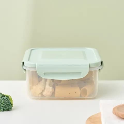 뚜껑까지 은 이온Ag+ 항균 밀폐용기 830ml
