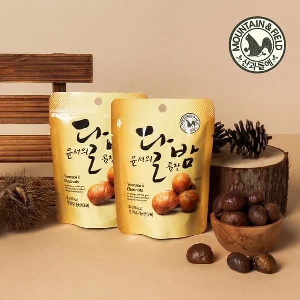 윤서의달밤 30g 30봉 맛밤 깐밤 18,500원