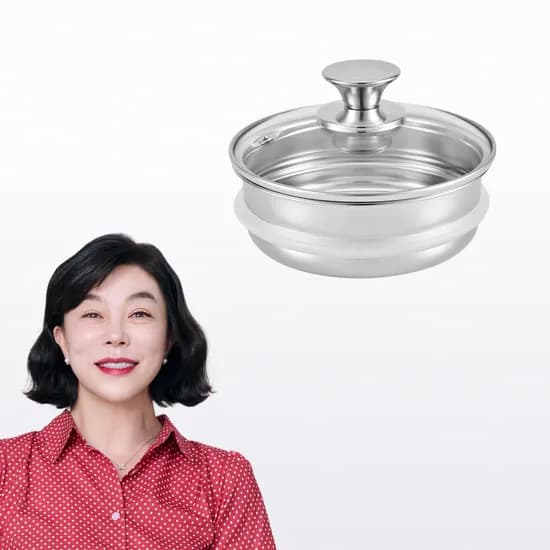 무연마제 스텐 찜기 24cm(뚜껑포함)