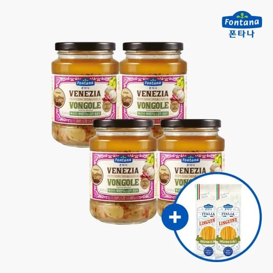 페페론치노&갈릭 봉골레 파스타소스 430g 4병