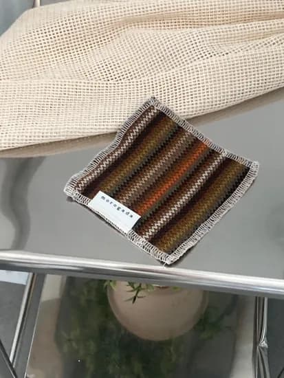 soft indie knit teacoaster warm newtral 티코스터 컵받침