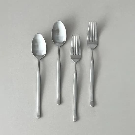 국내생산/식세기O/스텐304/ Satin 샤틴 디너스푼 디너포크 Silver