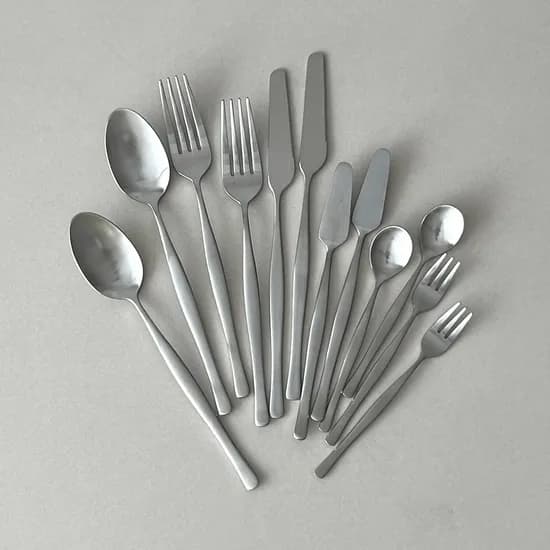 국내생산/식세기O/스텐304/Satin 샤틴 4인 커트러리 풀구성 세트 30P Silver