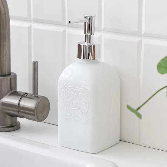 SOAP WATER 유리 주방세제 핸드워시 디스펜서 430ml