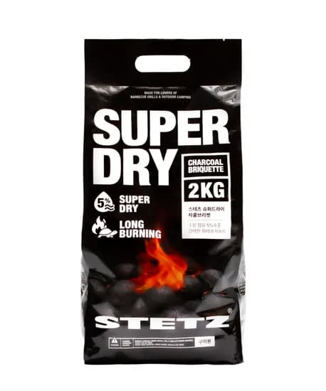 슈퍼 드라이 차콜 브리켓 바베큐숯 캠핑 코코넛숯 2kg