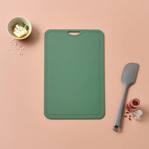 TPU 칼집이 잘 나지 않는 도마 M 37x23CM 그린 15,900원